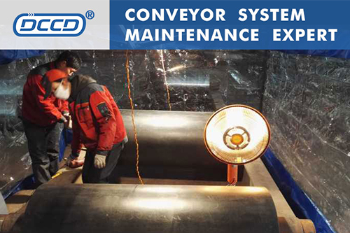 嚴寒低溫天氣進行冷粘包膠作業(yè)